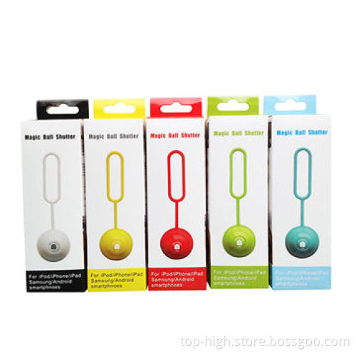 Smart Bluetooth remote shutter for iPhone Samsung taking photo or video wireless camera selfie